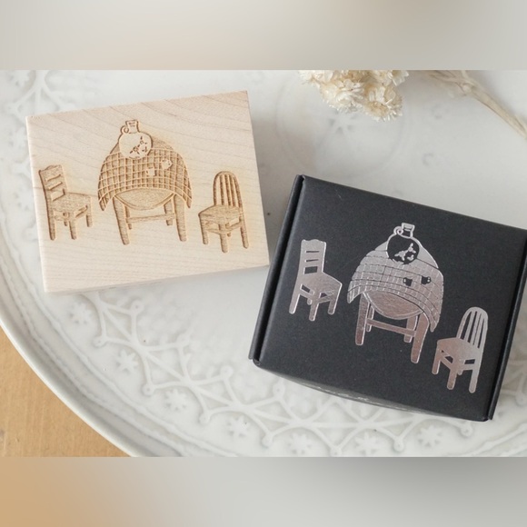 Jesslyn Padilla Woden stamp new in the box - limited edition - Picture 1 of 8